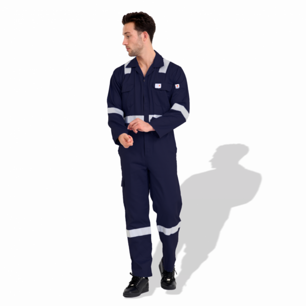 F1023 American Safety Fire Resistant Reflective Coverall - Image 4