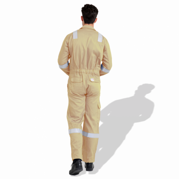 F1023 American Safety Fire Resistant Reflective Coverall - Image 2