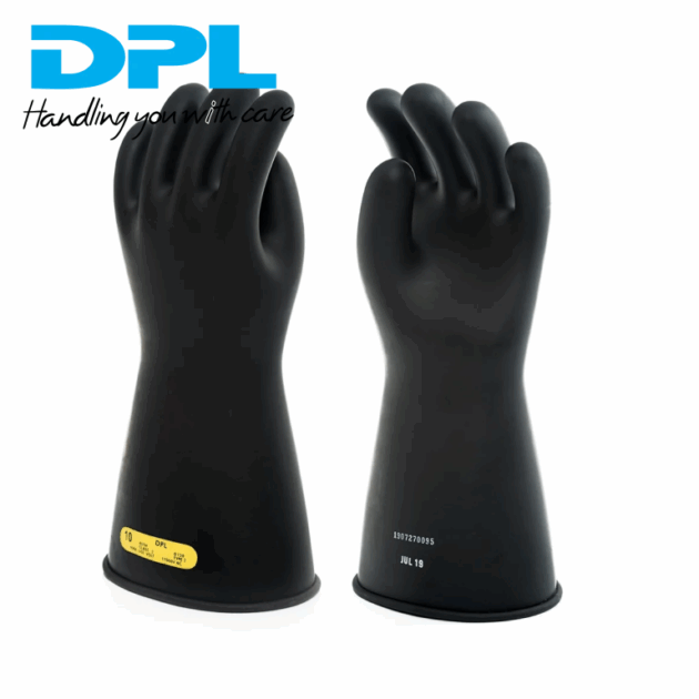 DPL Linepro 7500 Volts Electrical Insulated Rubber Gloves (Class 1) - Image 3