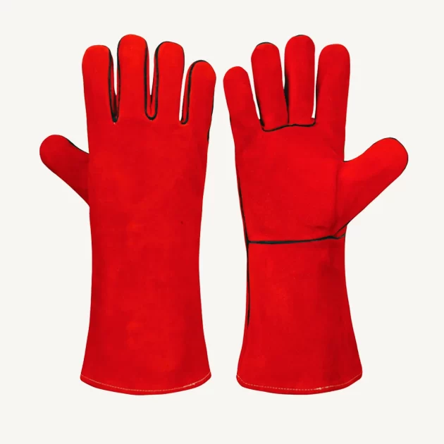 Premium Quality Heat Resistant Leather Welding Gloves